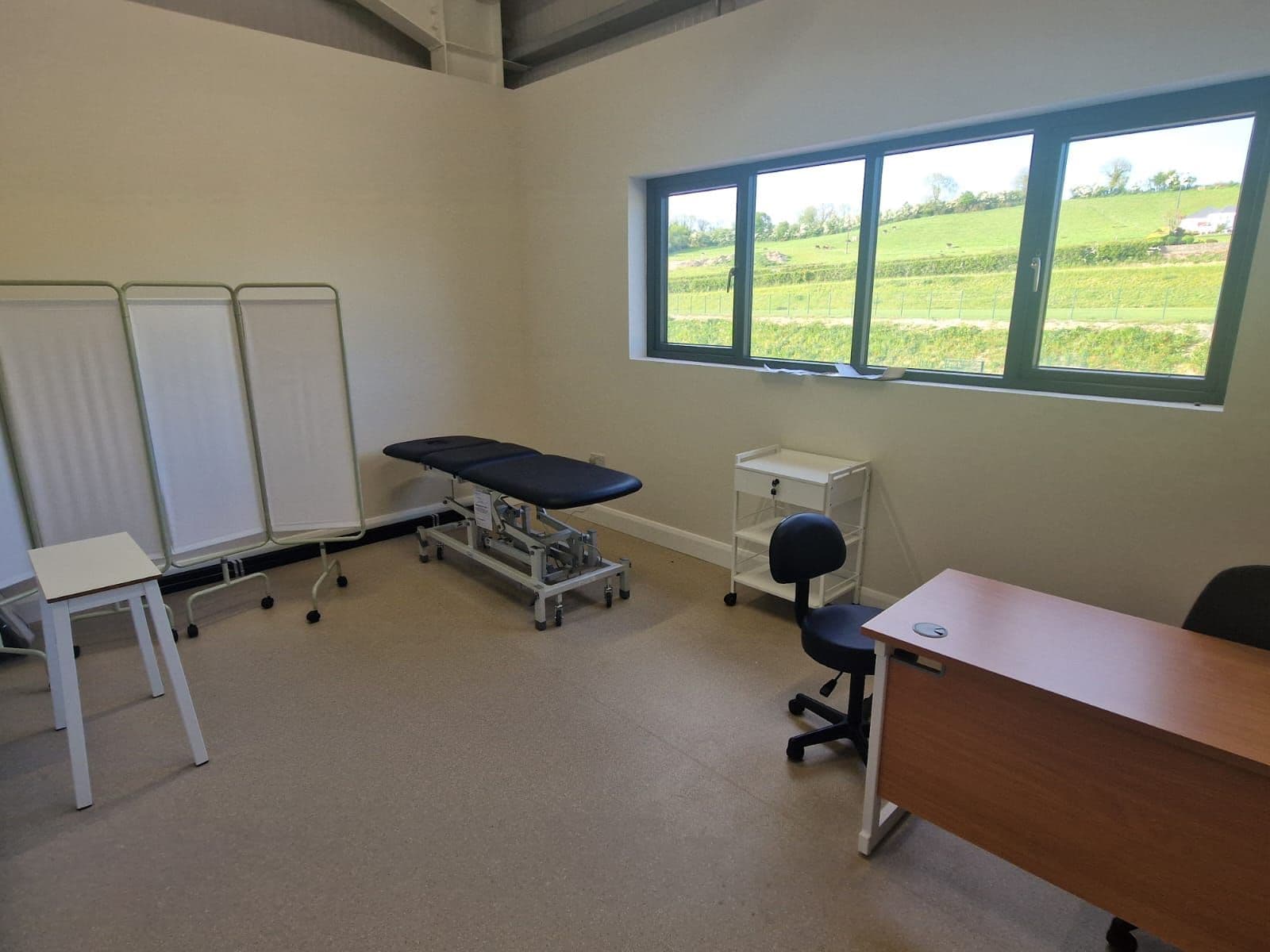 Man running in the countryside